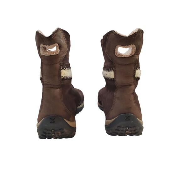 Sorel Nicolet Winter Boots Womens Size 8 Brown Slip On Ankle Waterproof - Picture 6 of 12